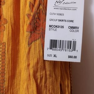 MUST SEE  Boho Skirt w/ Sparkling Embellishments NWT